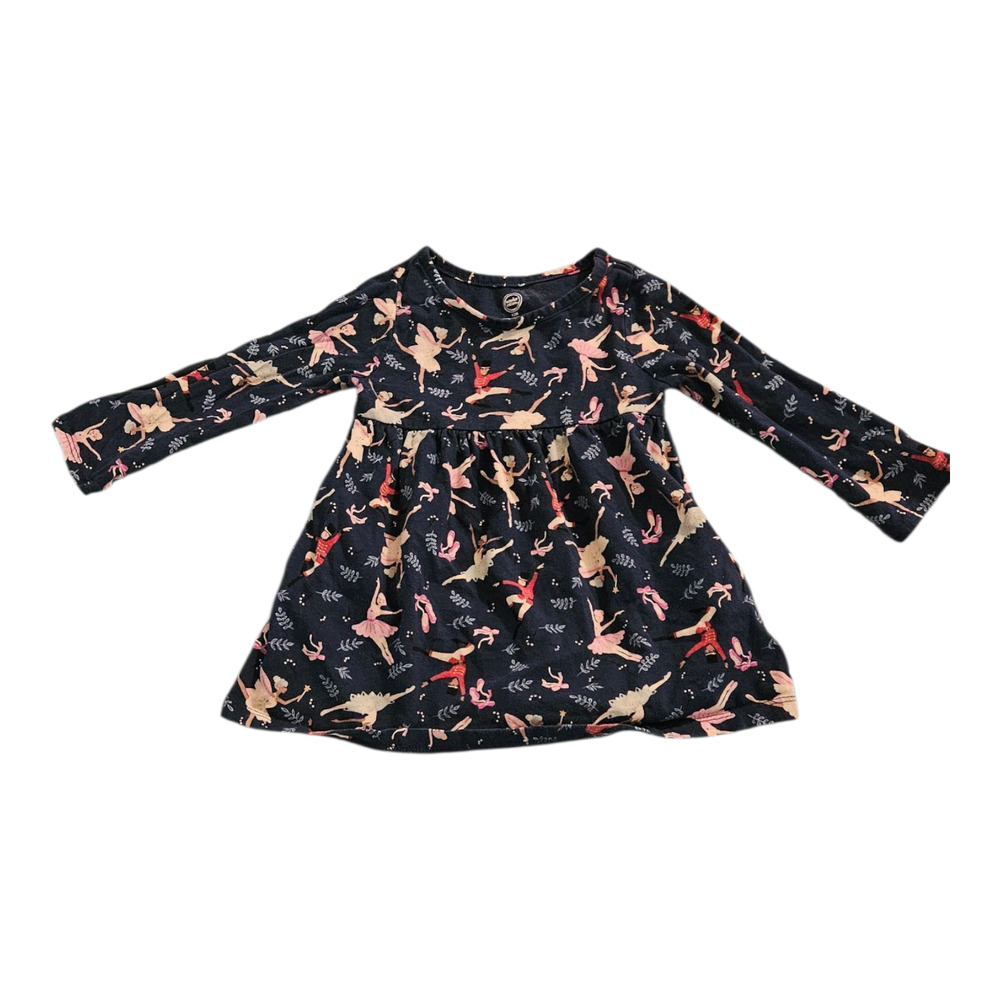 Wonder Nation Child Size 12M Long Sleeve Ballerina Dress